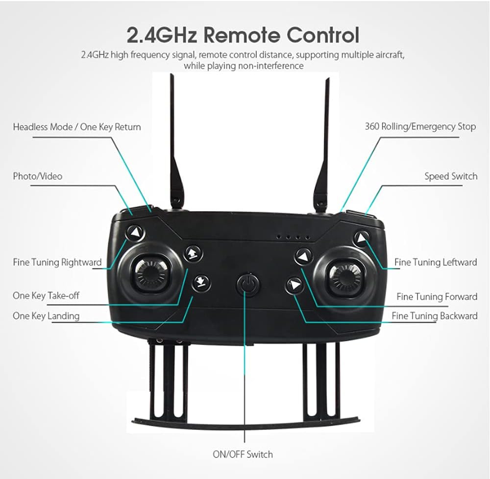 Dron con doble cámara 4K + Maletín Gratis