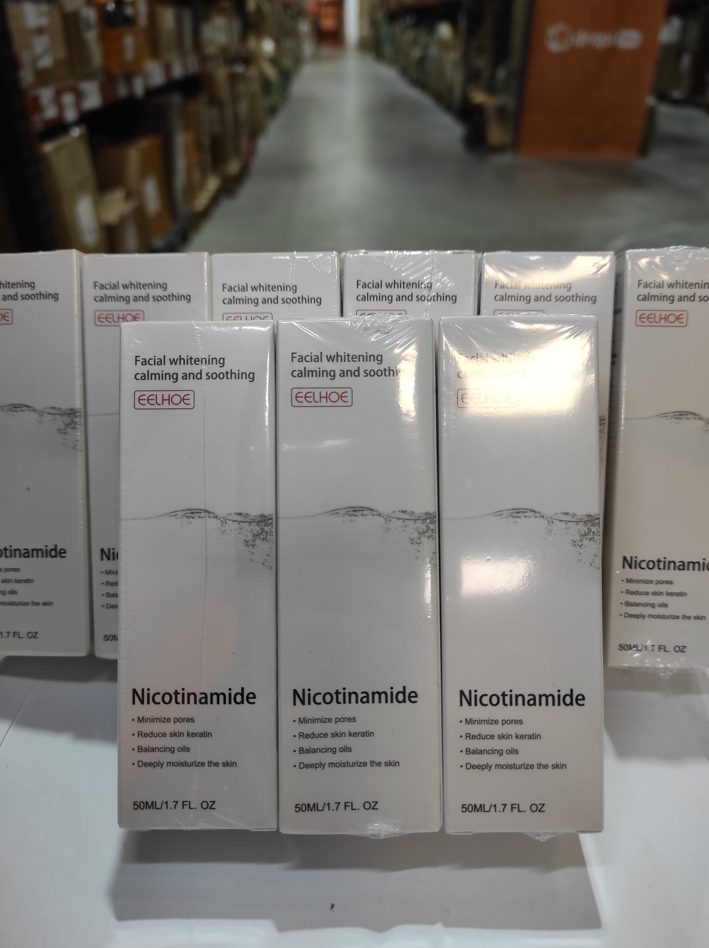 Serum facial con nicotinamida para cuidado de la piel