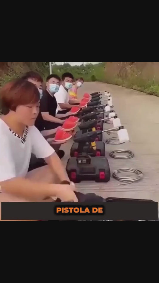 Pistola alta presión profesional portátil doble batería